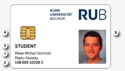 Chipkarte Aufbau der Chipkarte